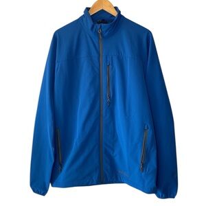Marmot Men's Tempo Jacket Large Blue Full Zip
